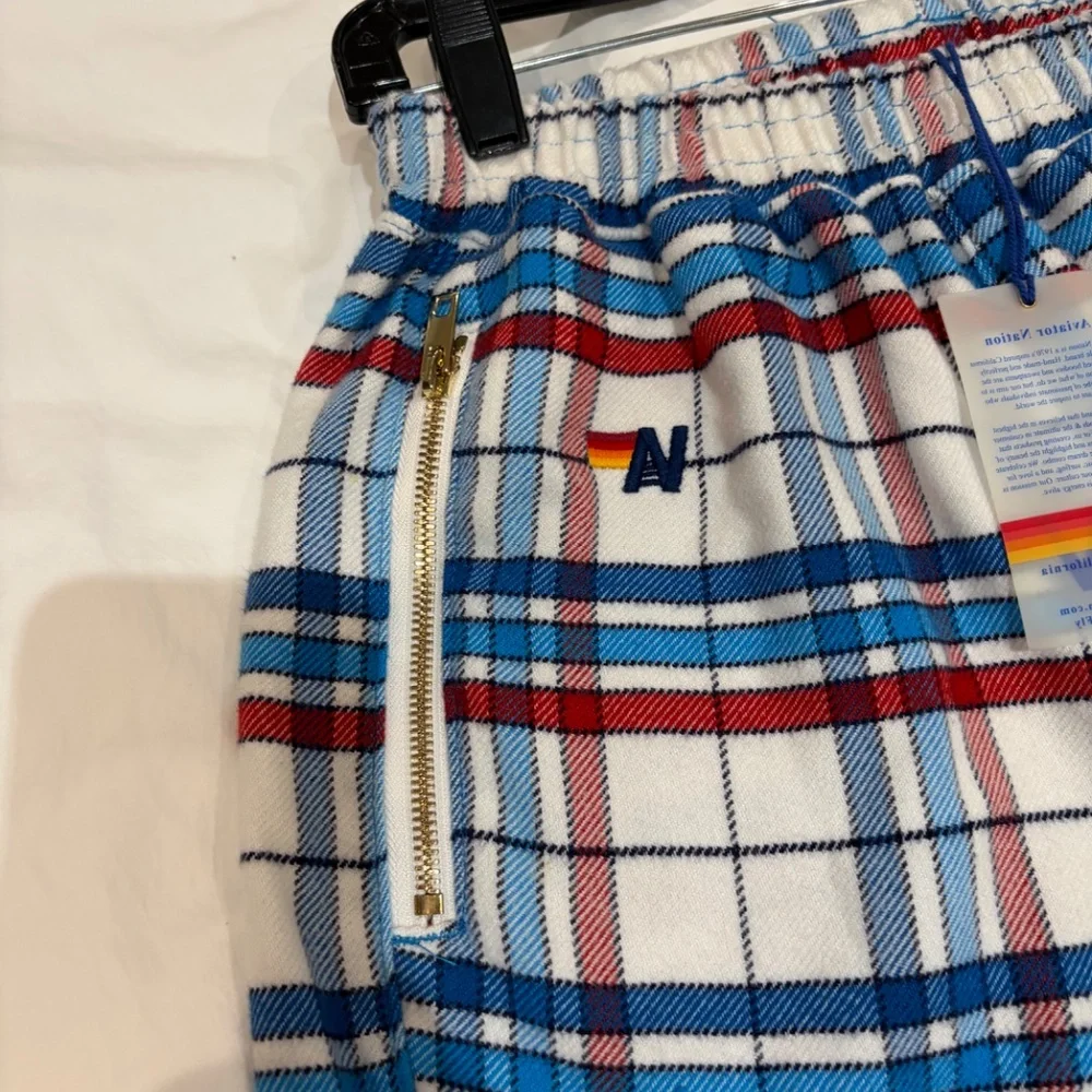 NWT AVIATOR NATION AN flannel pants size XS - Picture 4 of 5